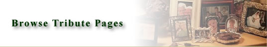Browse Tribute Pages